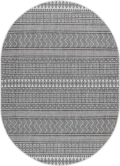 Antibes Global Black Area Rug