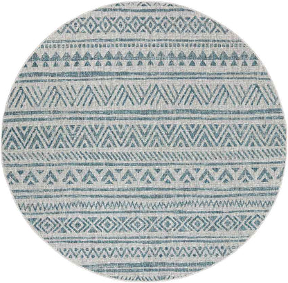 Elodie Global Aqua Area Rug