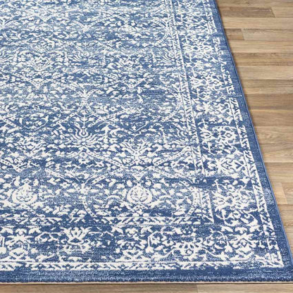 Beauvais Traditional Navy Area Rug