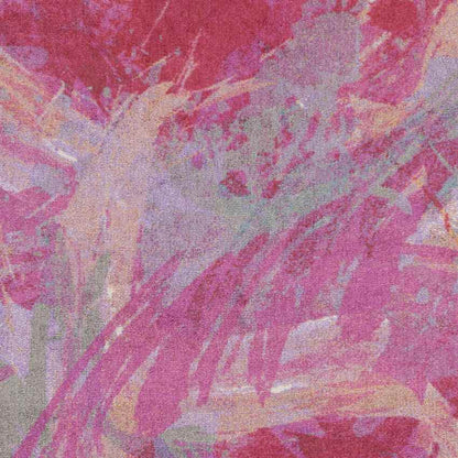 Arles Modern Bright Pink Area Rug