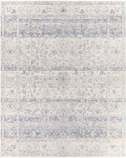 Grasse Traditional Navy Area Rug