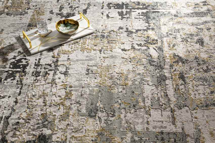 Martigues Modern Silver Gray Area Rug