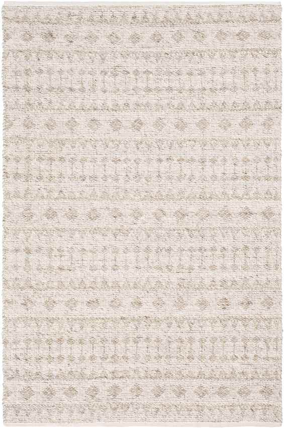 Compiegne Modern Metallic Silver Area Rug