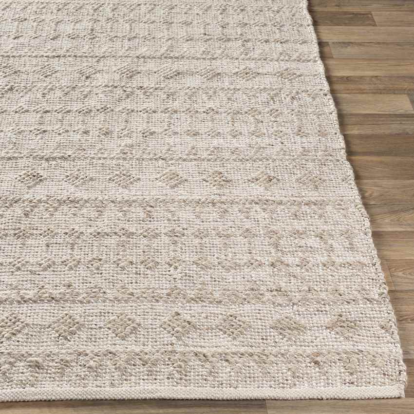 Compiegne Modern Metallic Silver Area Rug