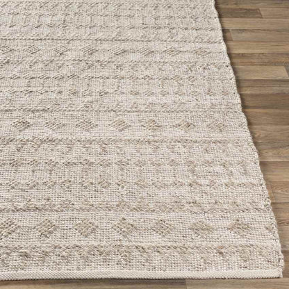 Compiegne Modern Metallic Silver Area Rug