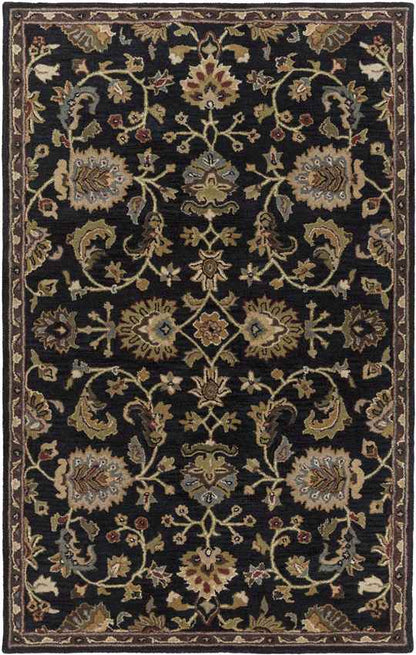 Maubeuge Traditional Ink Blue Area Rug