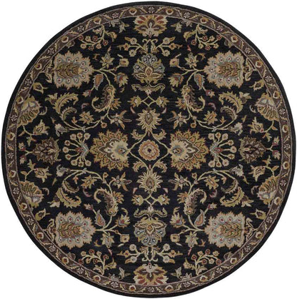 Maubeuge Traditional Ink Blue Area Rug