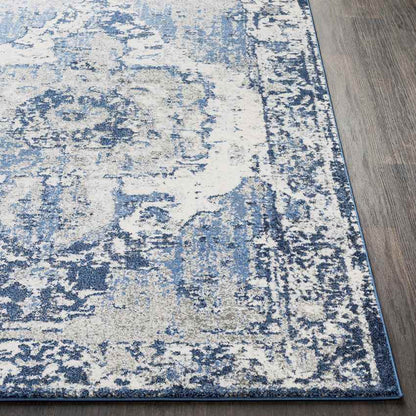 Bowen Traditional Navy/Dark Blue Area Rug