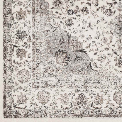 Vanves Traditional Charcoal Area Rug