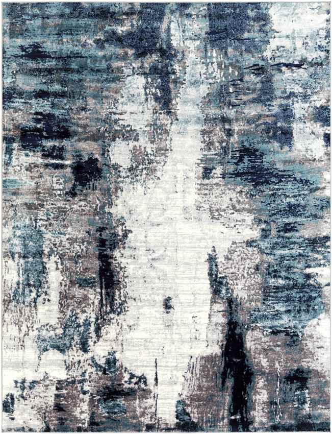 Dole Modern Aqua/Navy Area Rug