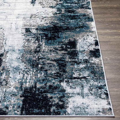 Dole Modern Aqua/Navy Area Rug