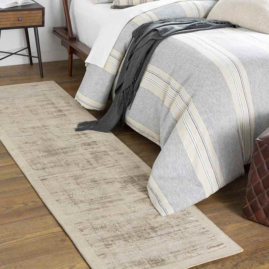 Les Lilas Modern Khaki Area Rug
