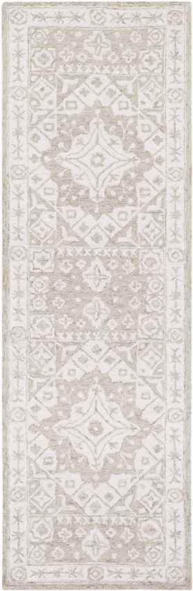 Yvelines Traditional Khaki Area Rug