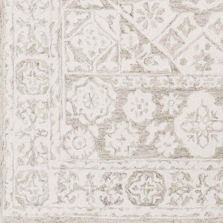 Yvelines Traditional Khaki Area Rug