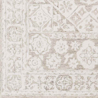 Yvelines Traditional Khaki Area Rug