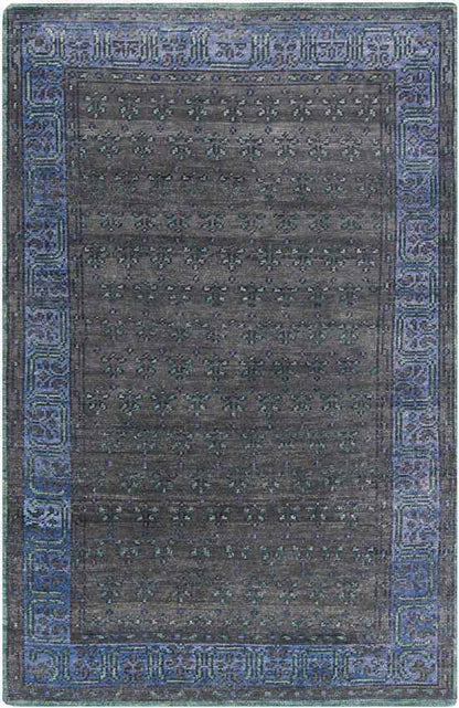 Oise Traditional Black Area Rug