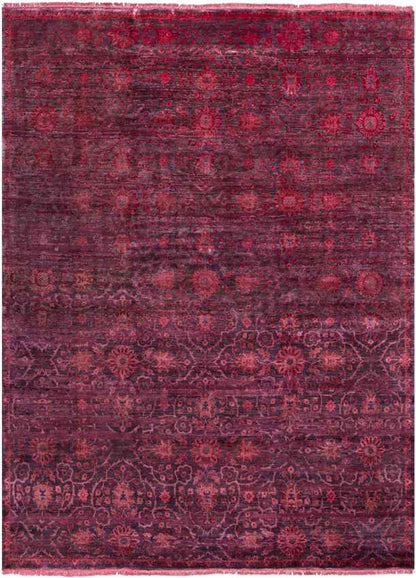 Ravenna Traditional Burgundy Area Rug