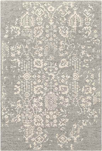 Cesena Traditional Medium Gray Area Rug