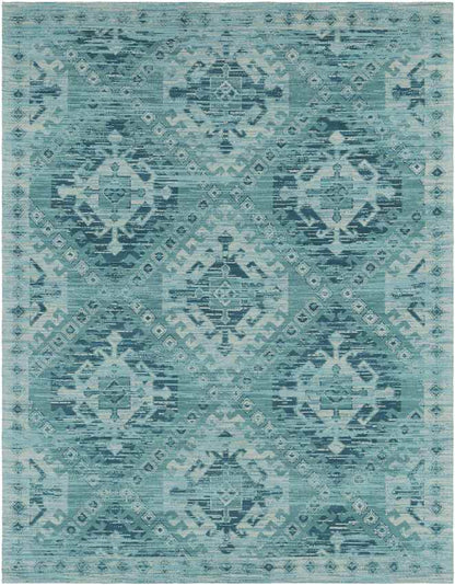 Pistoia Traditional Aqua Area Rug