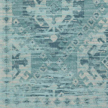 Pistoia Traditional Aqua Area Rug