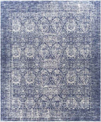 Pisa Traditional Navy Area Rug