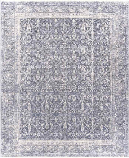 Catanzaro Traditional Navy Area Rug