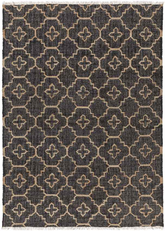 Como Cottage Black Area Rug