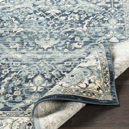Legnano Traditional Navy Area Rug