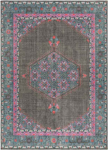 Chieti Traditional Charcoal Area Rug