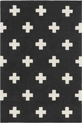 Sardinia Modern Black Area Rug