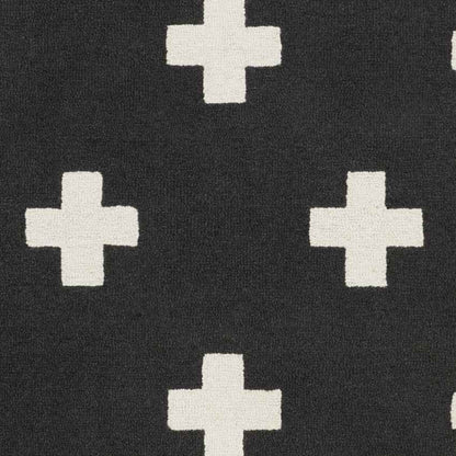 Sardinia Modern Black Area Rug