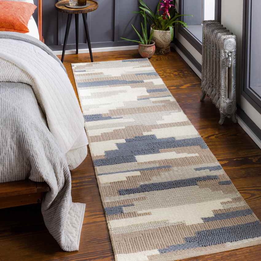 Alberta Modern Denim Area Rug