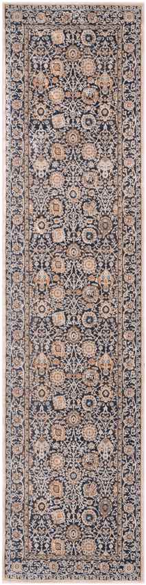 Darcie Traditional Ink Area Rug