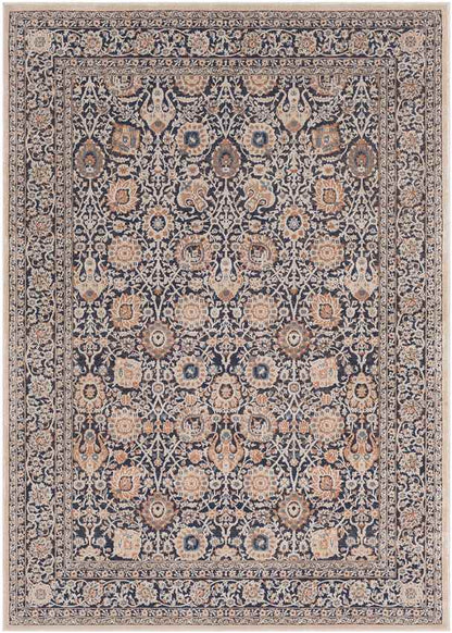 Darcie Traditional Ink Area Rug