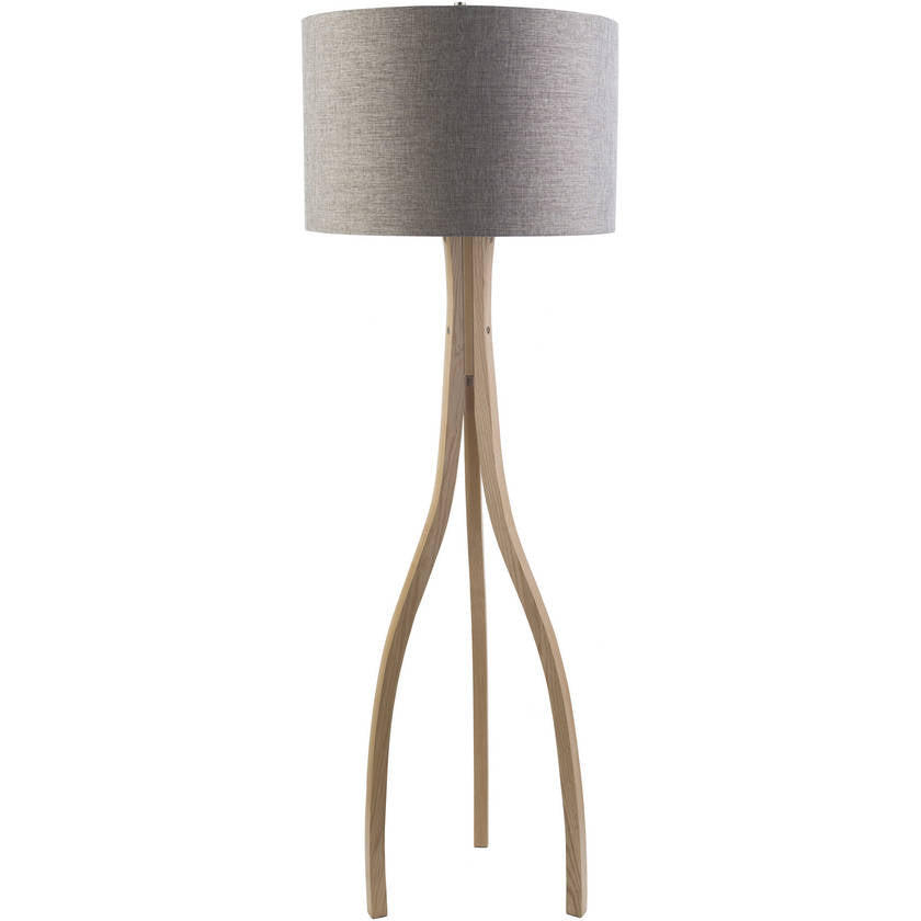 Shkoder Modern Brown Floor Lamp