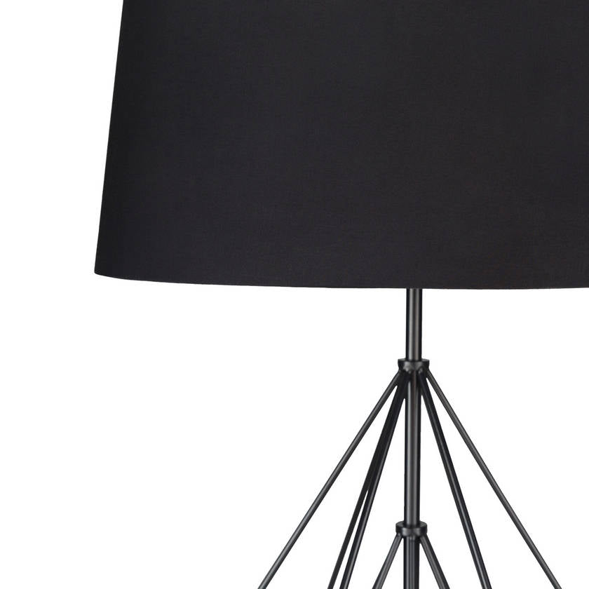 Ballsh Modern Black Table Lamp