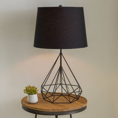 Ballsh Modern Black Table Lamp