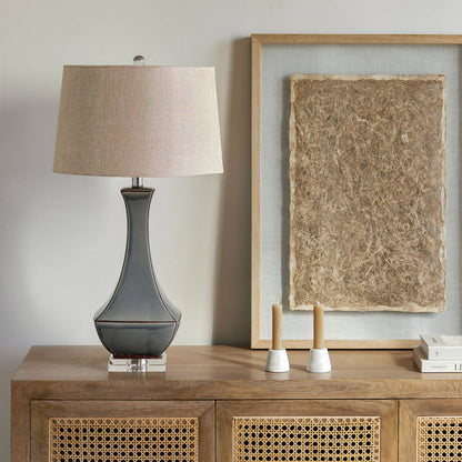 Fischer Traditional Sea Foam Table Lamp