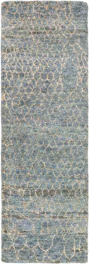 Laron Modern Bright Blue Area Rug