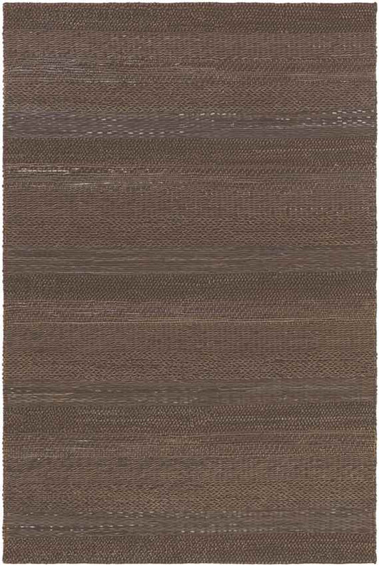 Adairsville Rustic Dark Brown Area Rug