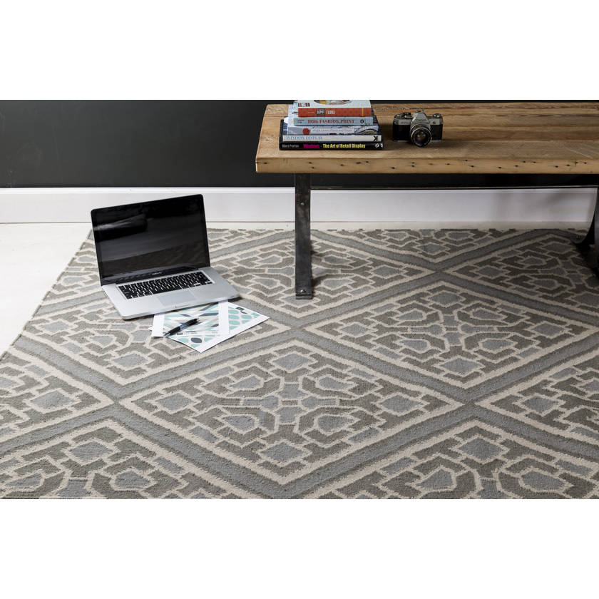 Adona Global Pigeon Gray Area Rug