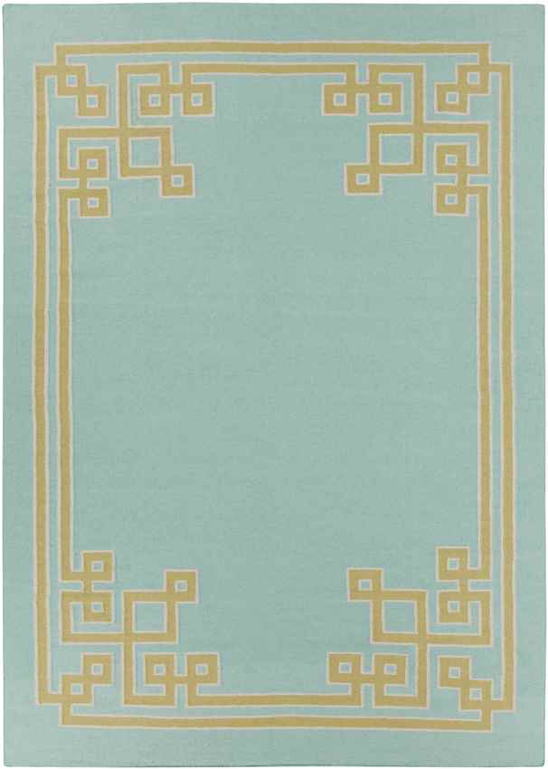 Adrian Modern Aqua Area Rug