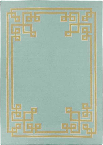 Adrian Modern Aqua Area Rug