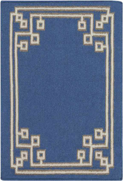 Adrian Modern Navy/Khaki Area Rug