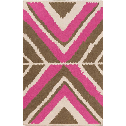 Aguilar Global Fuchsia Area Rug
