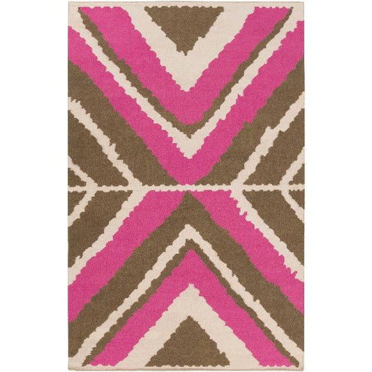 Aguilar Global Fuchsia Area Rug