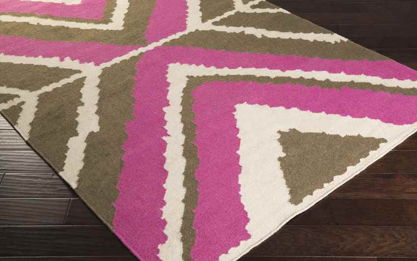 Aguilar Global Fuchsia Area Rug