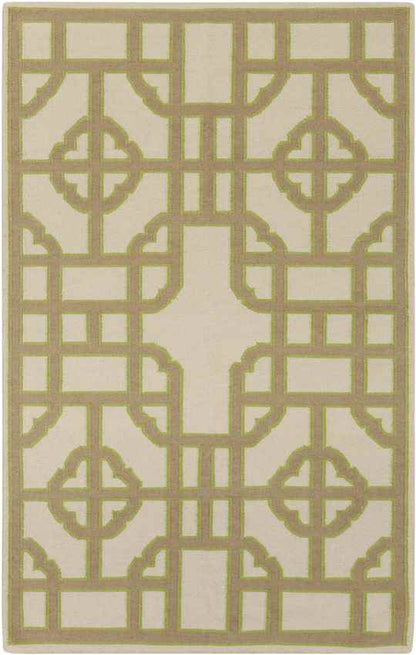 Alakanuk Modern Light Olive Area Rug