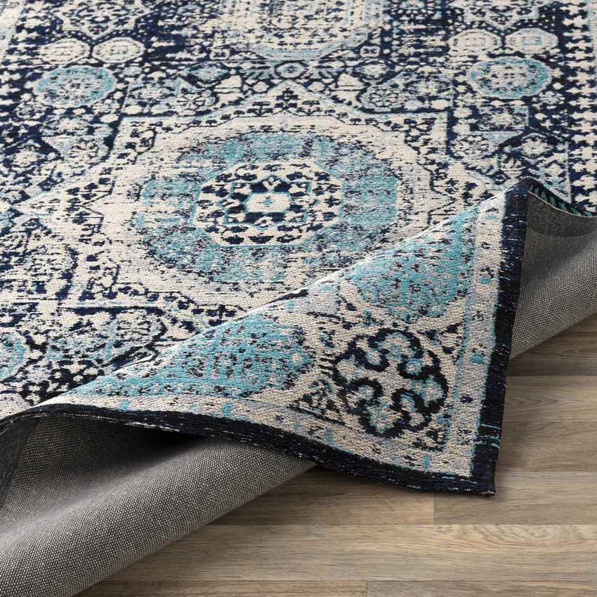 Pesaro Traditional Navy/Light Gray Area Rug