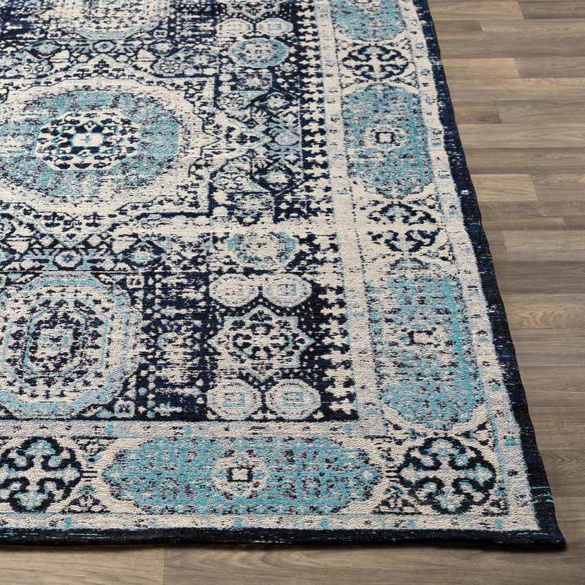 Pesaro Traditional Navy/Light Gray Area Rug